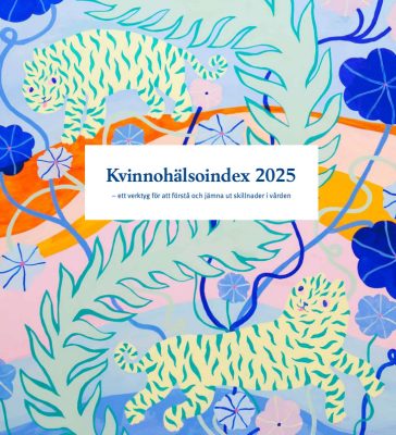 Omslag till rapporten Kvinnohälsoindex 2025