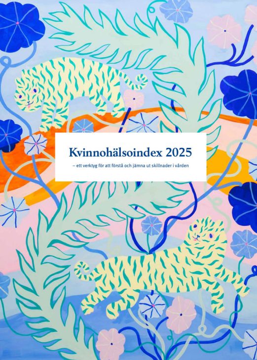 Omslag till rapporten Kvinnohälsoindex 2025